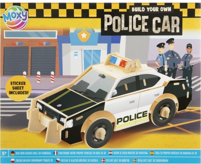 Puzzle 3D Auto della Polizia