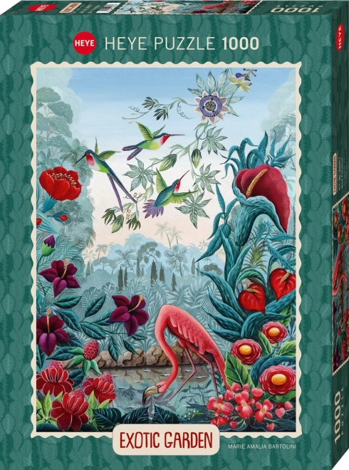 Puzzle HEYE giardino esotico: Paradiso degli uccelli 1000 pezzi