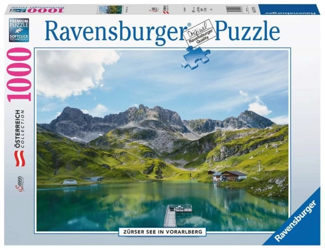 Puzzle Ravensburger Lago di Zurigo in Vorarlberg, Austria 1000 Pezzi