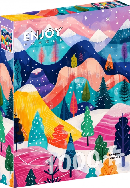 Puzzle Tavolozza invernale 1000 pezzi
