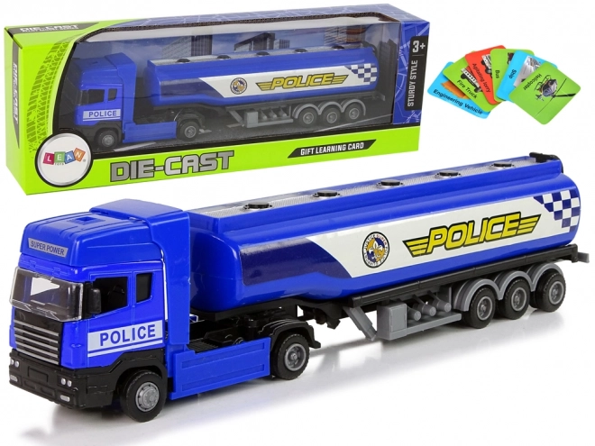 Camion Cisternetta Polizia Blu 30 cm