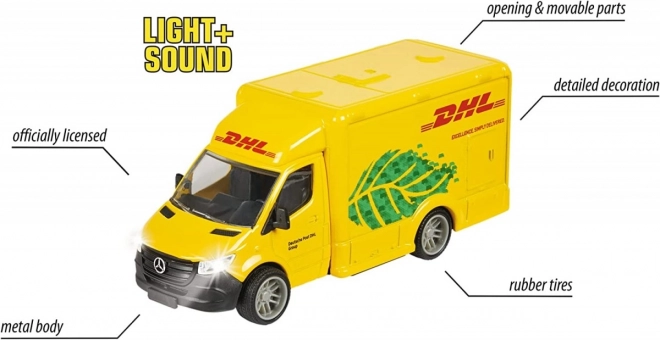 Camioncino Mercedes-Benz DHL Majorette