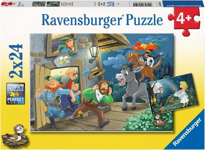 Puzzle fiabe 2x24 pezzi RAVENSBURGER