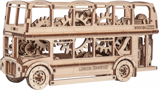 Puzzle 3D in legno - autobus di Londra