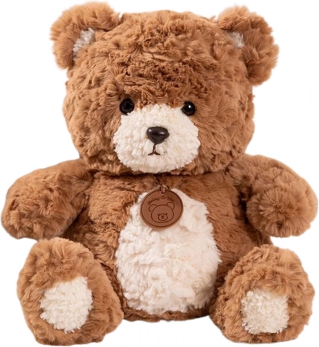 Orsetto di Peluche con Medaglione Marrone 25 cm