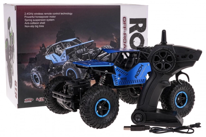 Crawler blu R/C 1:16