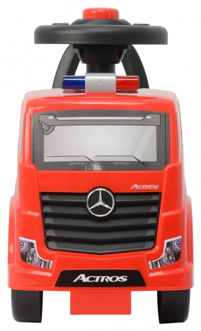 Macchina a spinta per bambini rosso MERCEDES ACTROS Polizia