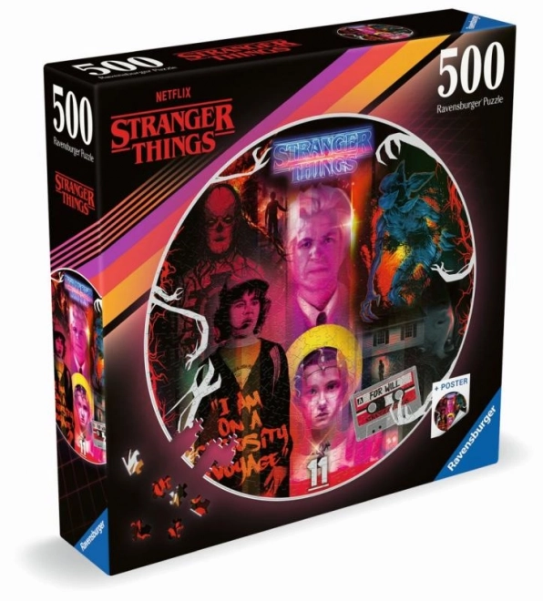 Puzzle circolare Stranger Things 500 pezzi