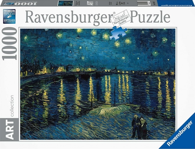 Puzzle 1000 pezzi: Notte stellata sul Rodano da RAVENSBURGER