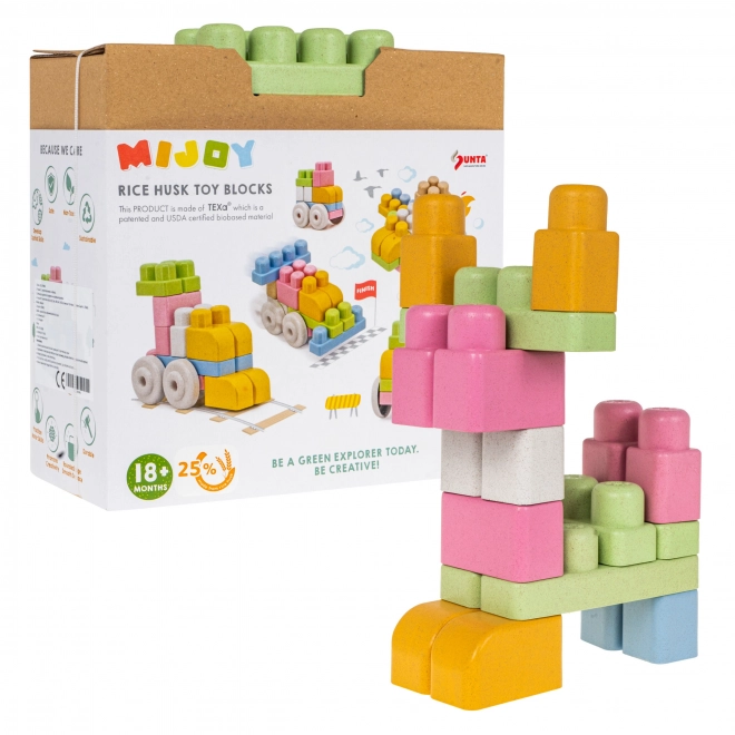 Blocchi BIO per bambini 18m+ Set da 30 pezzi