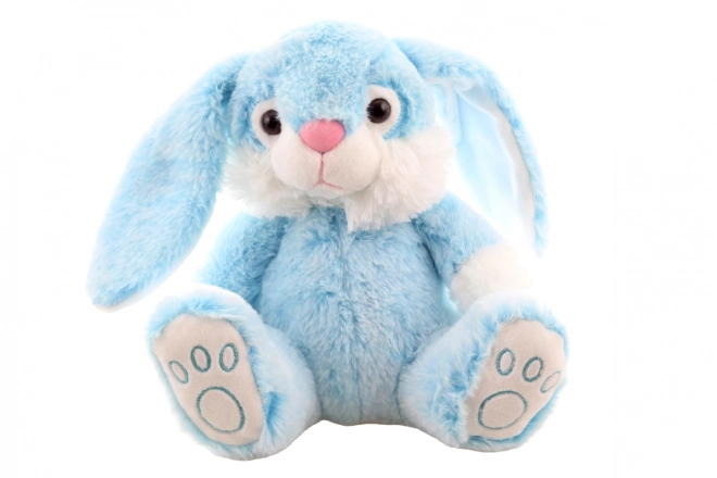 Coniglio di peluche blu