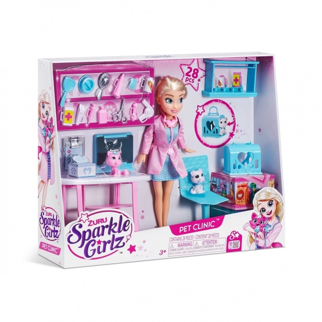 Set da gioco clinica veterinaria Sparkle Girlz