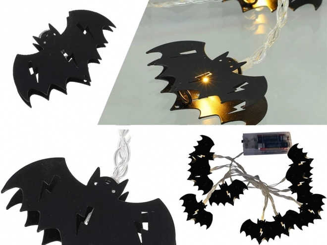 Lampada decorativa di Halloween a LED 200cm con pipistrelli