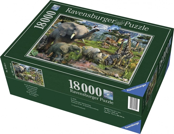 Puzzle Animali Alla Fonte 18000 Pezzi