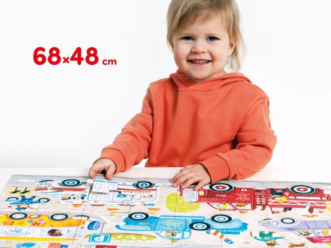 Puzzle 40 pezzi Moto Puzzle Auto