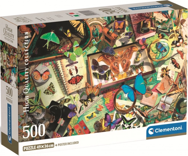 Puzzle Collezione di Farfalle 500 pezzi