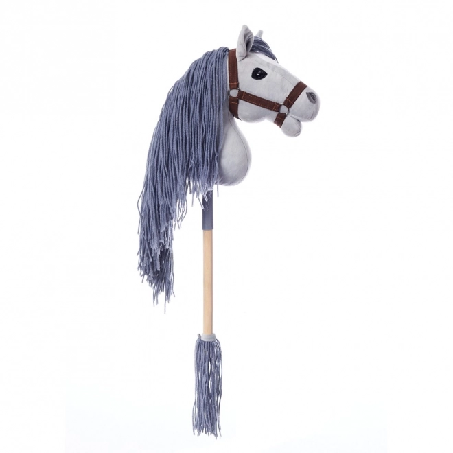 Cavallo di legno Hobby Horse HoppiHorse A3 grigio