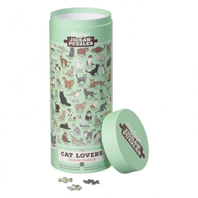 Puzzle dei gatti Ridley's Games verde 1000 pezzi