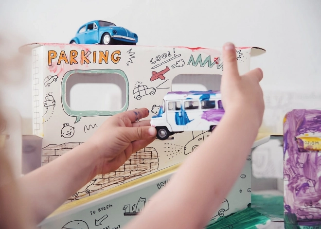 Colorazione Spaziale XXL Parking per Bambini