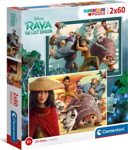 Puzzle Raya e il drago 2x60 pezzi