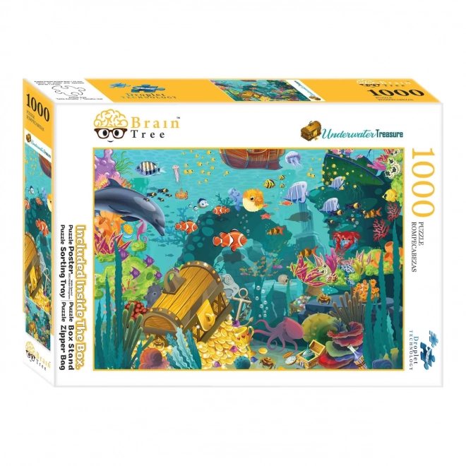 Puzzle Brain Tree Tesoro sommerso 1000 pezzi