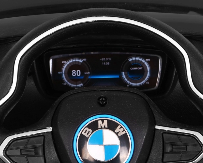 Auto a Batteria BMW I8 Lift Arancione + Telecomando + Partenza Lenta + Cinture a 3 Punti + MP3 USB + LED