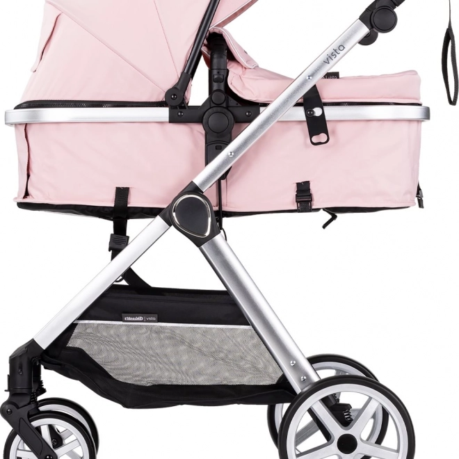 Passeggino Chipolino Vista 2v1 Rosa Marshmallow