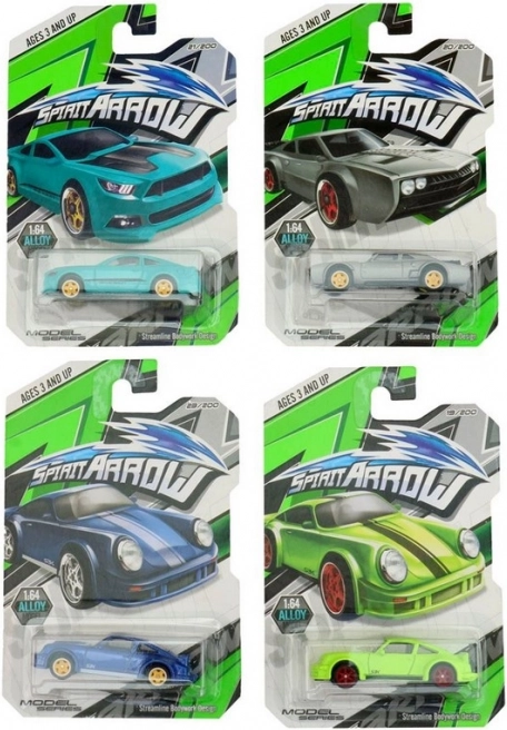 Auto da corsa in metallo