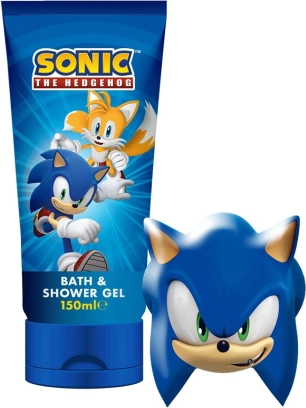 Sonic set regalo gel doccia e schiuma da bagno 150 ml con spruzzino per l’acqua