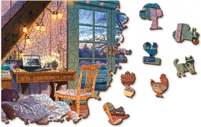 Puzzle in legno Chalet Accogliente 505 pezzi