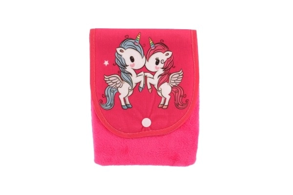 Borsa unicorno in tessuto/plush