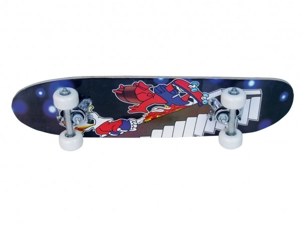 Skateboard per bambini nero bianco