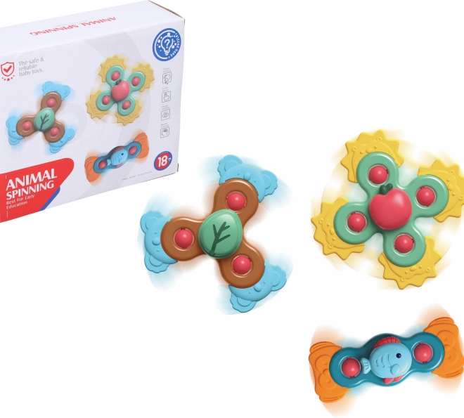 Giocattoli Spinning per Bambini con Ventosa