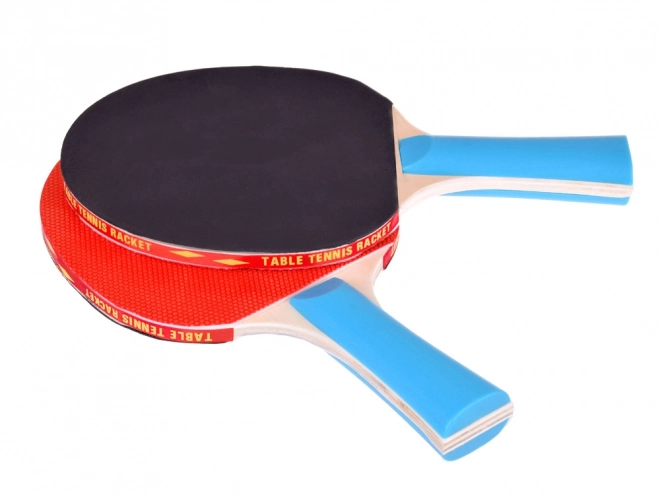 Set racchette da ping-pong di legno con 3 palline