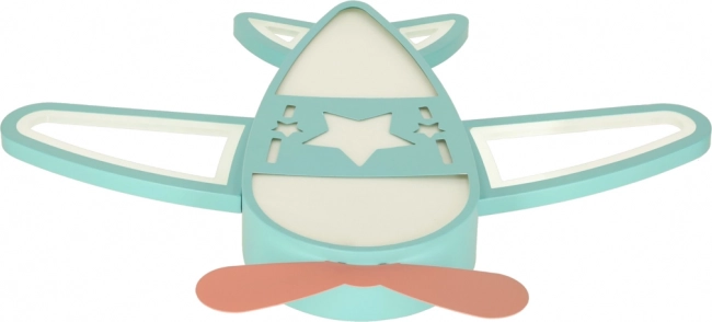 Luce da soffitto LED per bambini a forma di aereo con telecomando