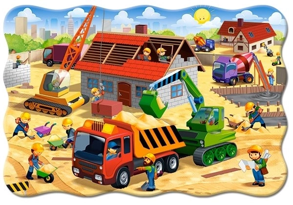 Puzzle Castorland Costruzione Casa MAXI