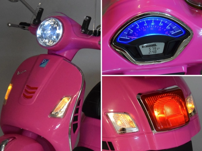Scooter elettrico Vespa GTS Super per bambini – Bianco