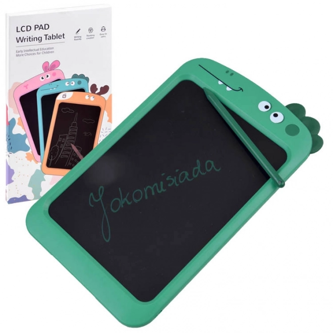 Tablet da disegno LCD per bambini con penna – verde