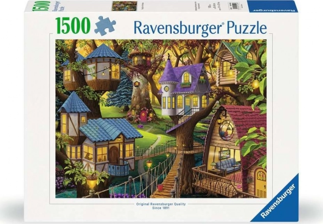 Puzzle Crepuscolo tra gli Alberi 1500 Pezzi