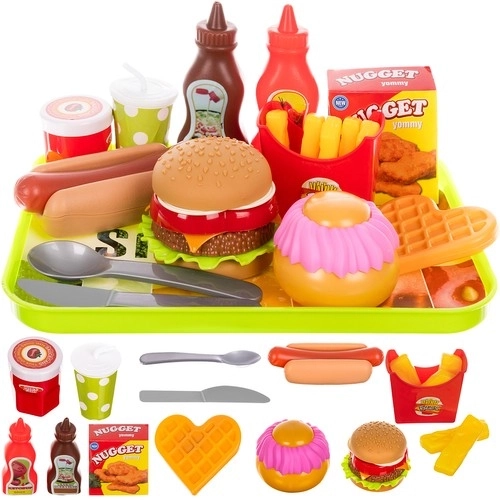 Set di giocattoli fast food