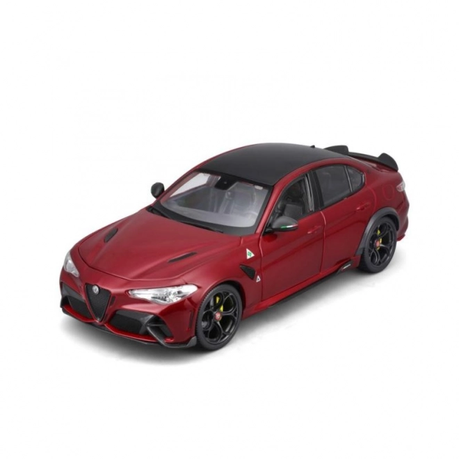 Modello in metallo Alfa Romeo Giulia GTAm in rosso metallizzato