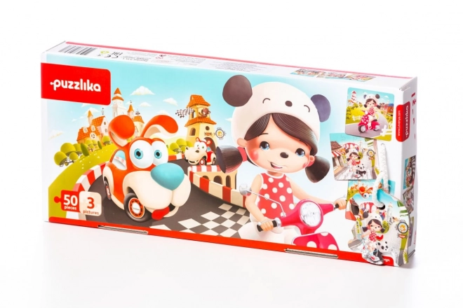 Puzzlika felici storie 3 in 1 per bambini