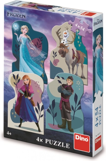 Puzzle amicizia FROZEN 4x54 pezzi