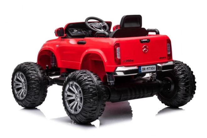 Auto elettrico per bambini Mercedes rosso 4x4