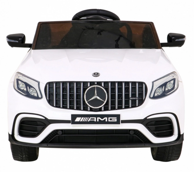 Mercedes Benz GLC63S per bambini bianco + telecomando + trazione 4x4 + MP3 LED + EVA + avvio lento