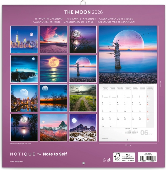 Calendario Note Mese 2026