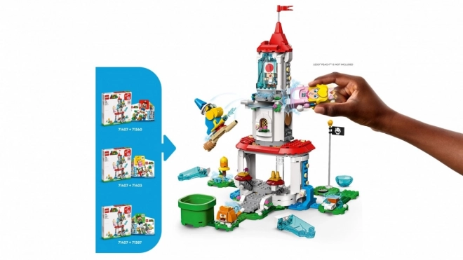 Lego Super Mario - Torre di Ghiaccio di Peach Gatto - Set di Espansione