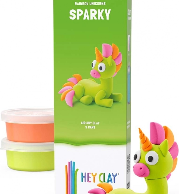 Masa Creativa UNICORNO SPARKY 3PAK Hey Clay