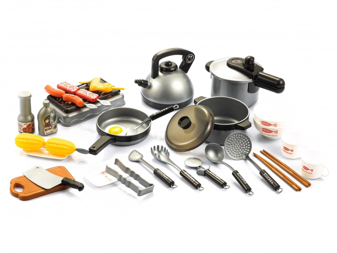 Set di accessori per cucina in miniatura per bambini