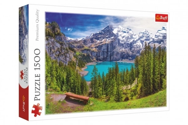 Puzzle Lago Oeschinen Alpi Svizzere 1500 pezzi